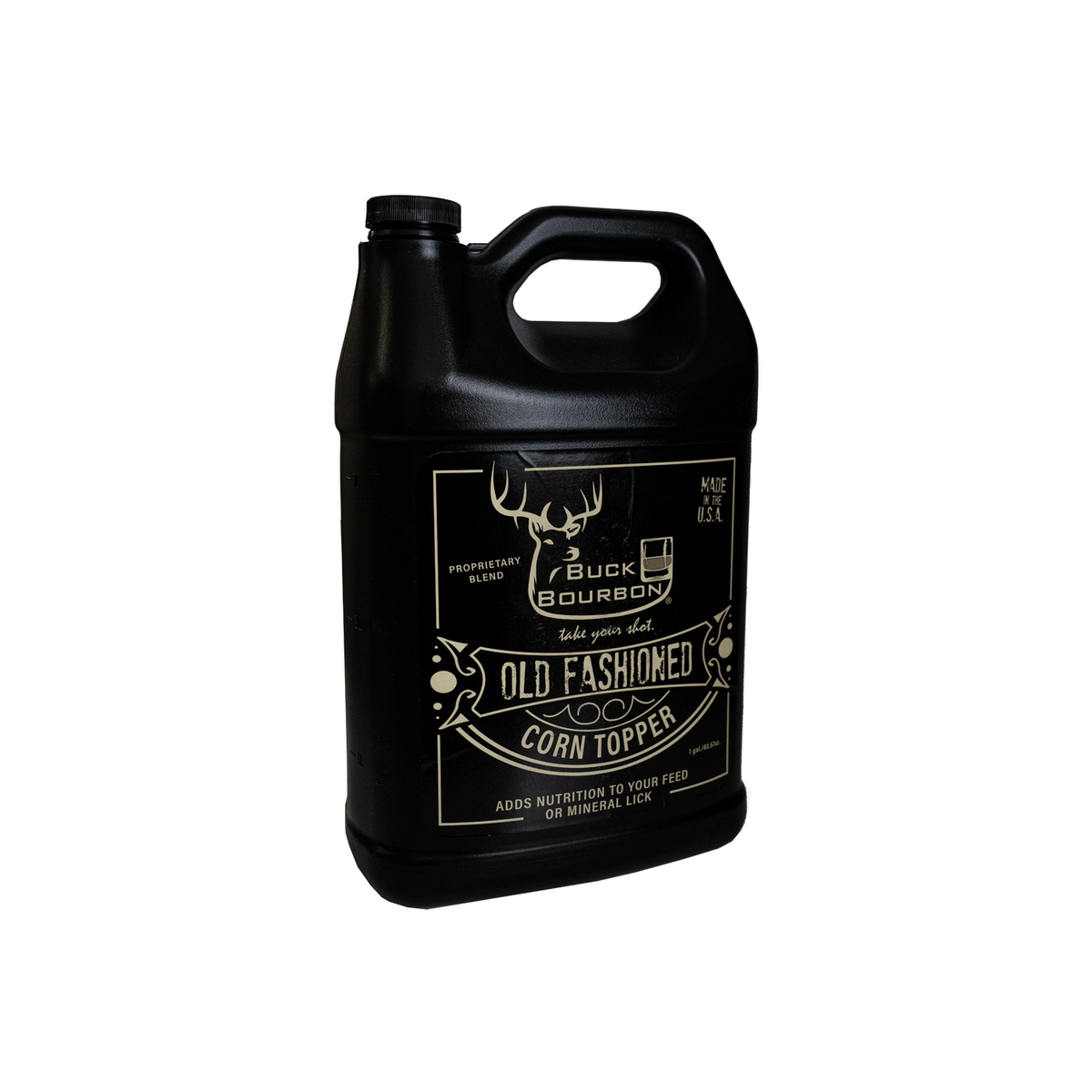 Buck Bourbon Old Fashioned Liquid Corn Topper Deer Attractant Buck Bourbon Old Fashioned Liquid Corn Topper Deer Attractant