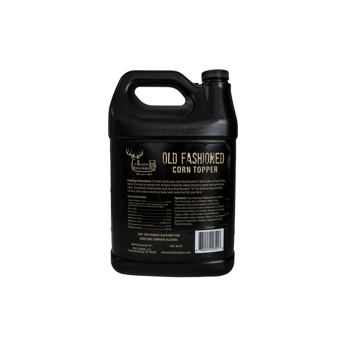 Buck Bourbon Old Fashioned Liquid Corn Topper Deer Attractant Buck Bourbon Old Fashioned Liquid Corn Topper Deer Attractant
