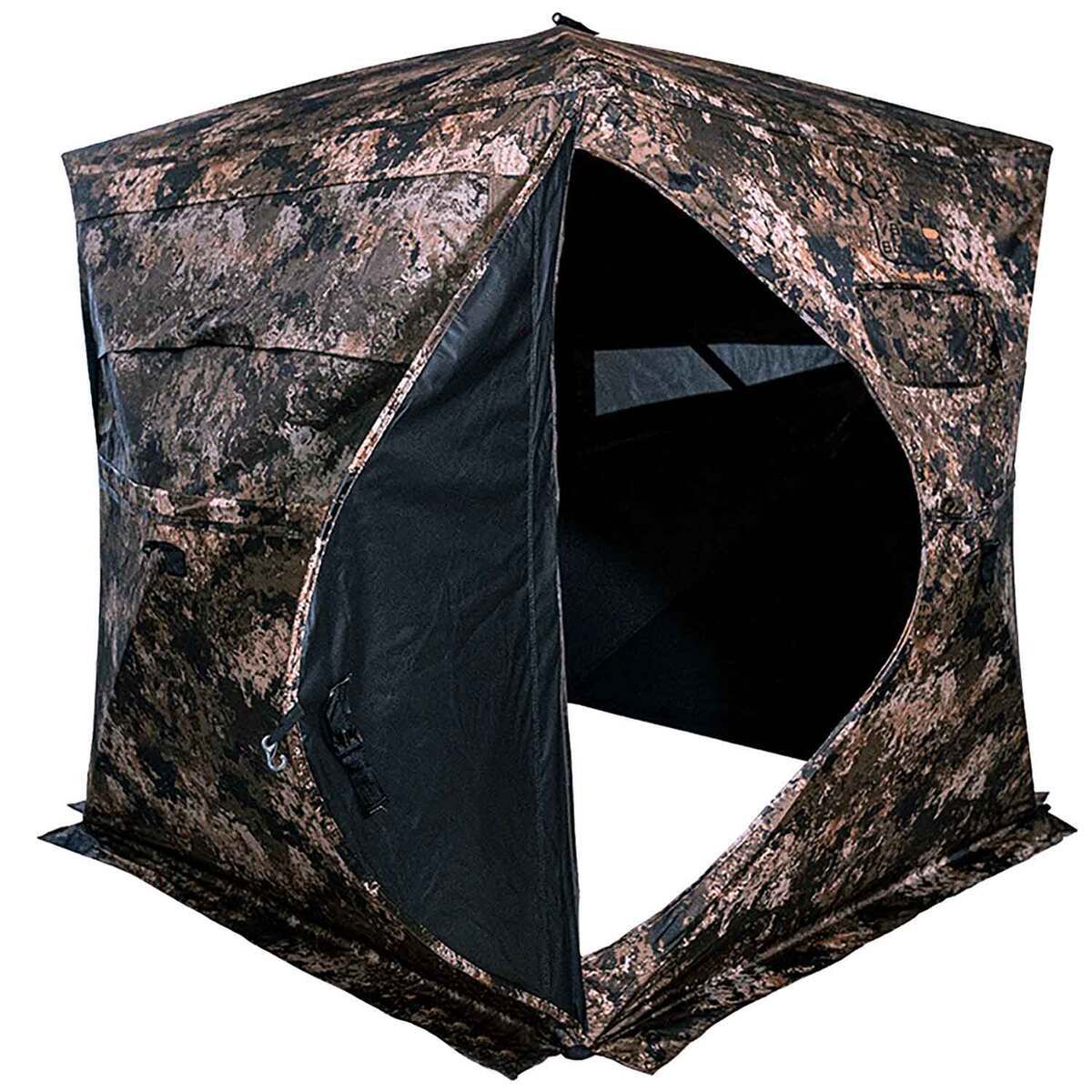 Buck Bourbon Rack House 300+ One Way Mesh Hunting Blind - Veil Wideland Camo - Camo Buck Bourbon Rack House 300+ One Way Mesh Hunting Blind - Veil Wideland Camo - Camo