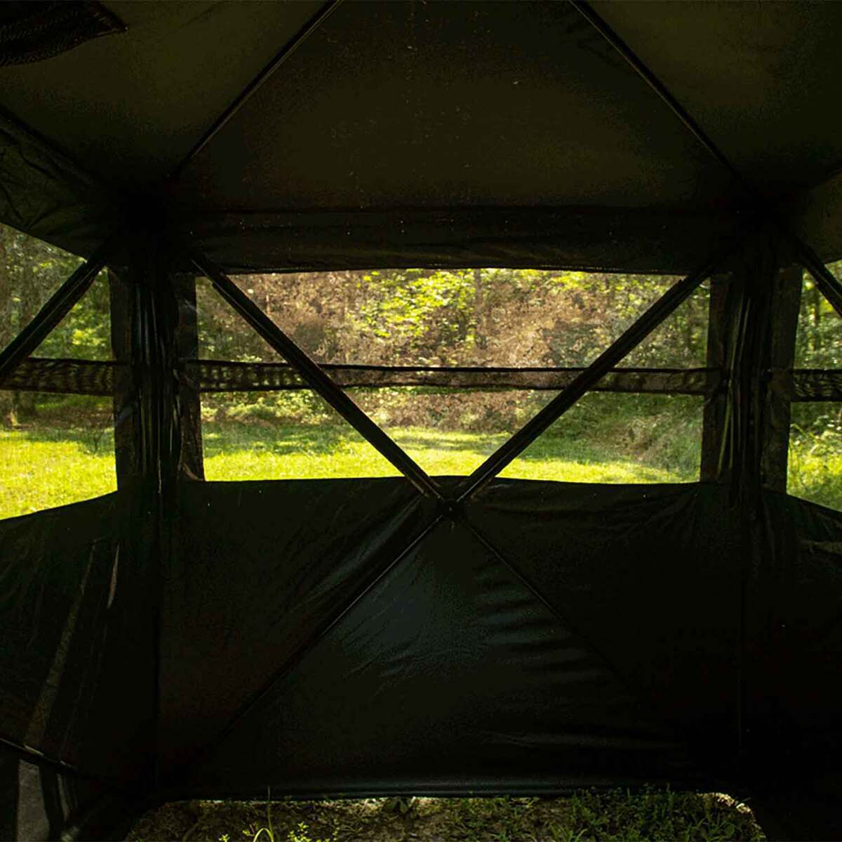 Buck Bourbon Rack House 300+ One Way Mesh Hunting Blind - Veil Wideland Camo - Camo Buck Bourbon Rack House 300+ One Way Mesh Hunting Blind - Veil Wideland Camo - Camo