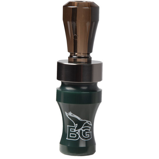 Buck Gardner Double Cross Acrylic/Poly Duck Call - Mallard Green/Clear