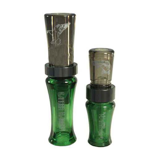 Buck Gardner Mallard and Gander Hammer Polycarbonate Duck/Goose Call Box Set – Green