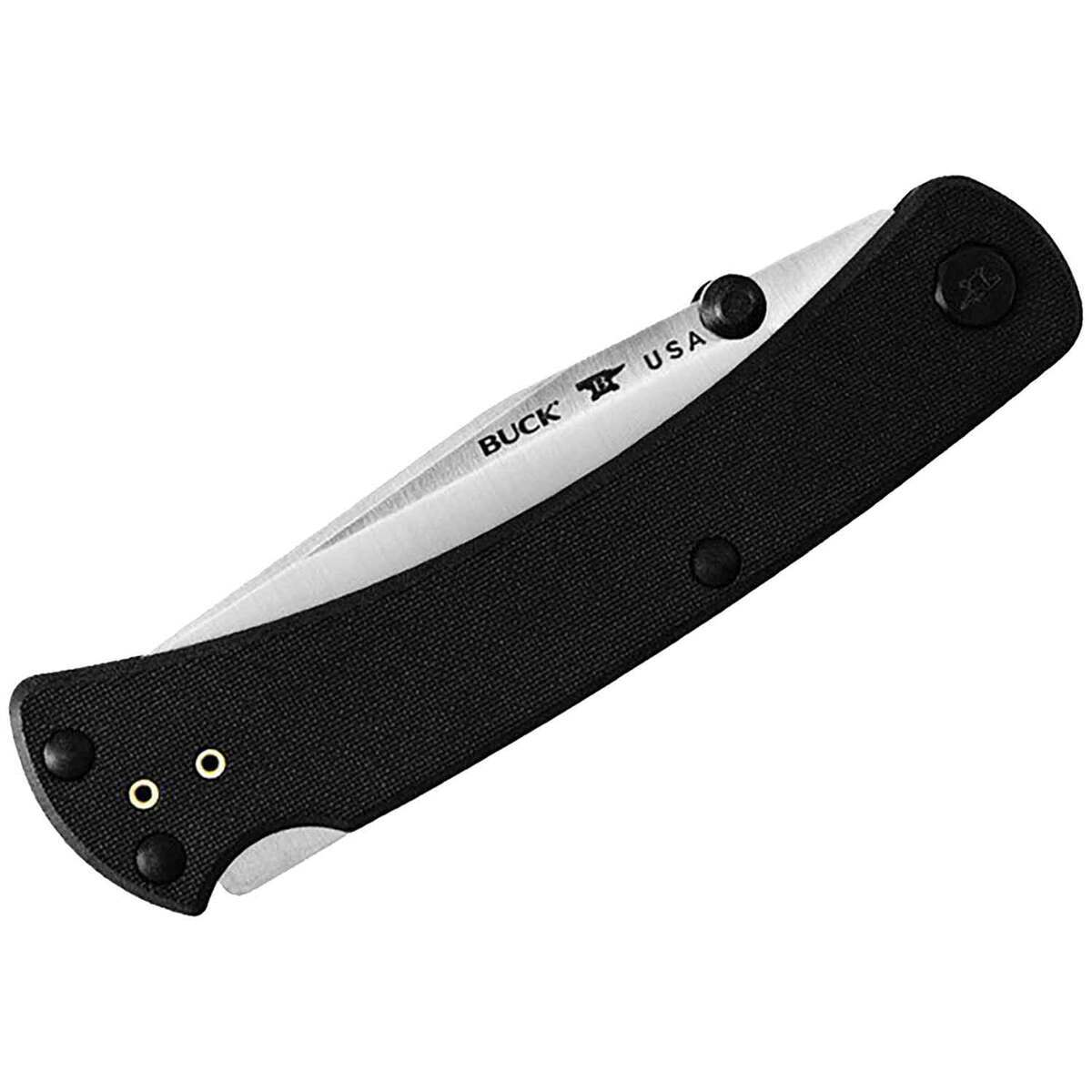 Buck Knives 110 Slim Pro TRX 3.75 inch Folding Knife - Black - Black Buck Knives 110 Slim Pro TRX 3.75 inch Folding Knife - Black - Black