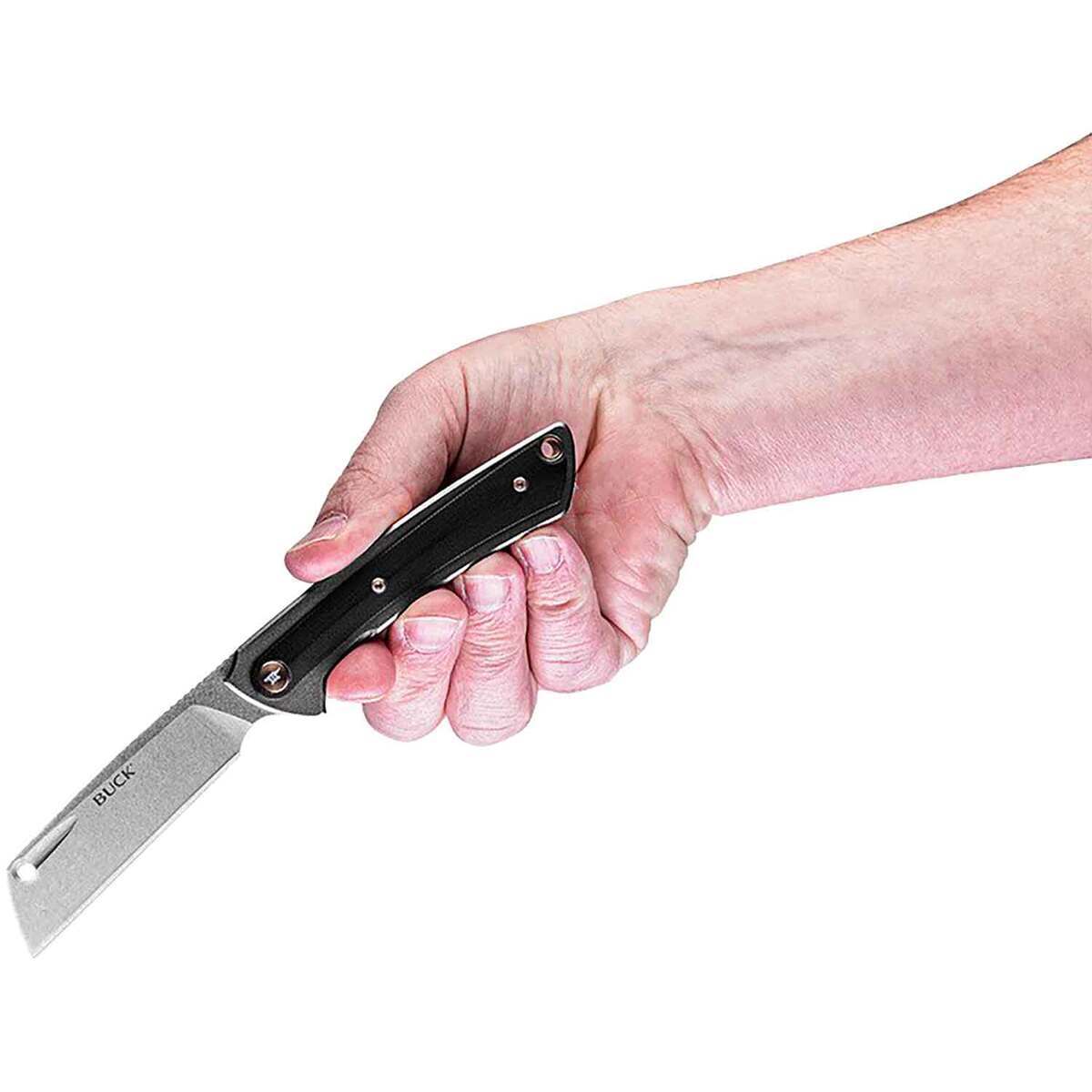 Buck Knives 263 HiLine 3.25 inch Folding Knife - Black/Gray Buck Knives 263 HiLine 3.25 inch Folding Knife - Black/Gray