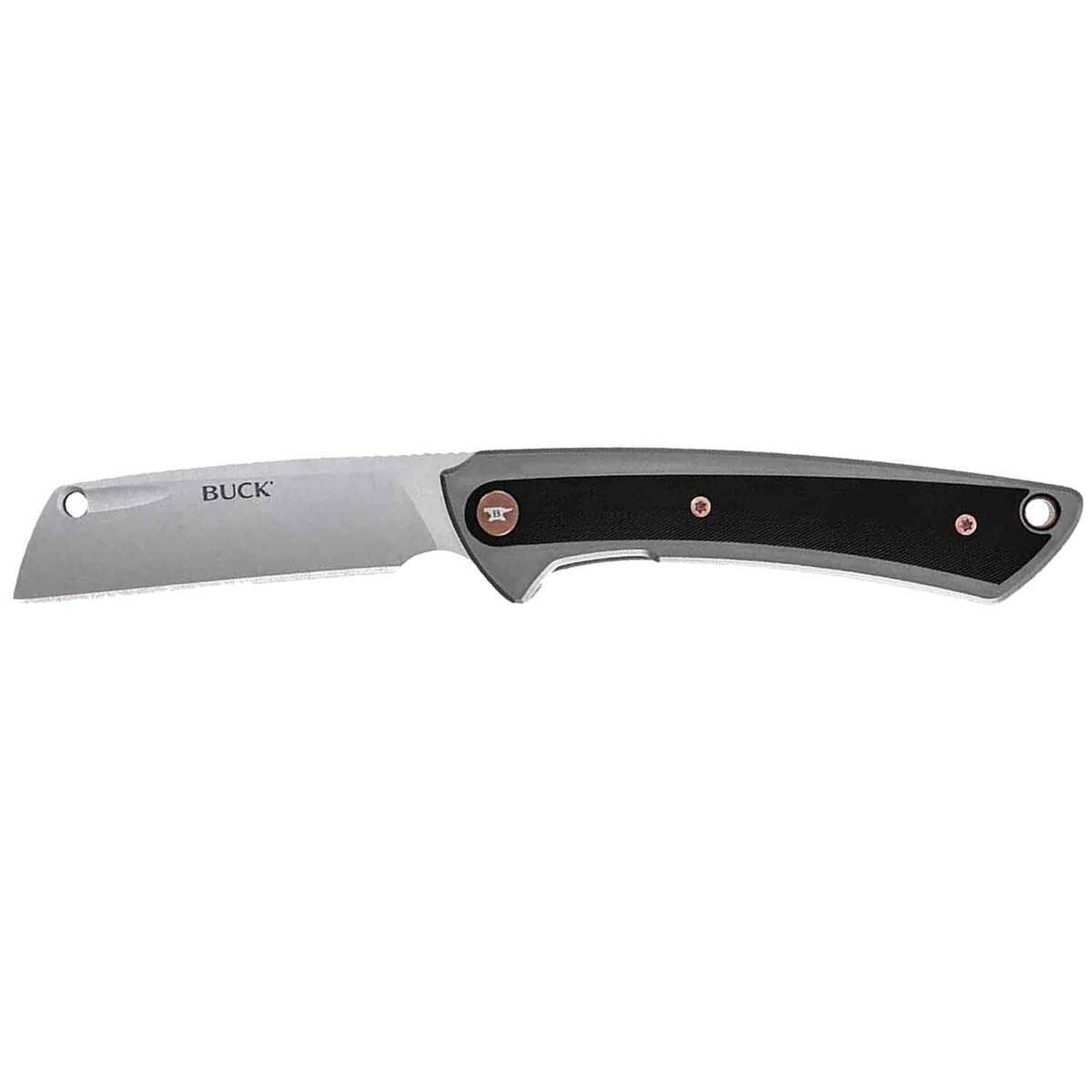 Buck Knives 263 HiLine 3.25 inch Folding Knife - Black/Gray Buck Knives 263 HiLine 3.25 inch Folding Knife - Black/Gray