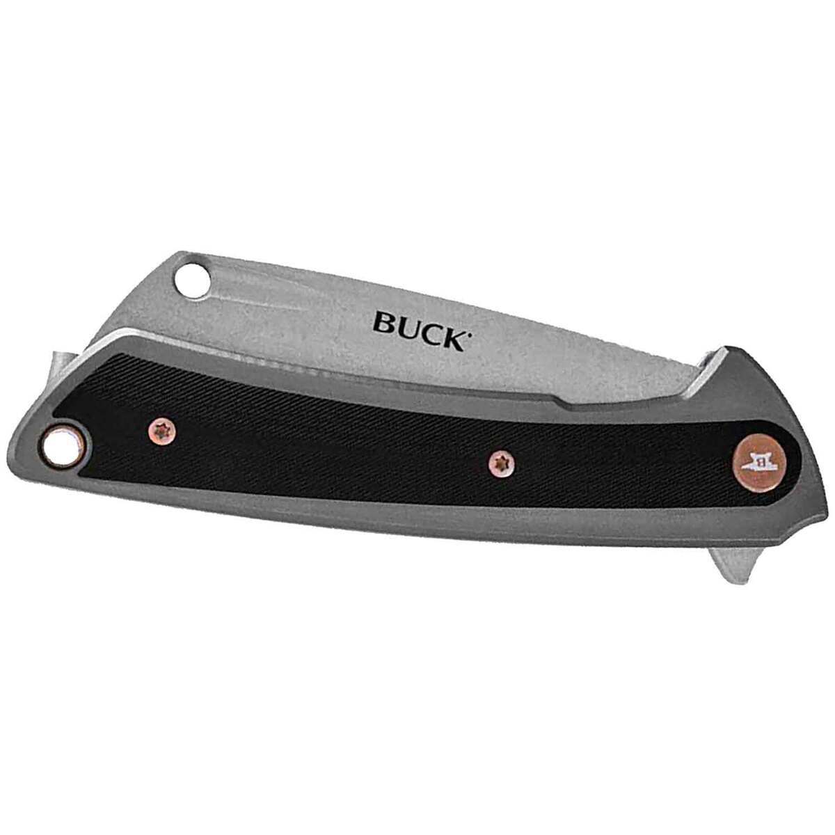 Buck Knives 263 HiLine 3.25 inch Folding Knife - Black/Gray Buck Knives 263 HiLine 3.25 inch Folding Knife - Black/Gray