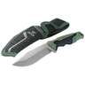 Buck Knives 658 Pursuit 3.75 inch Fixed Blade Knife - Green Trim
