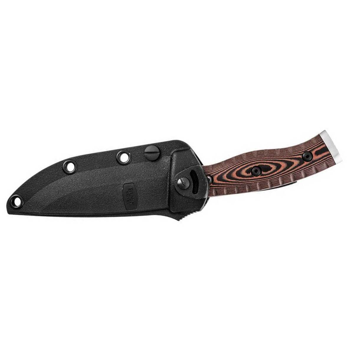 Buck Knives Selkirk 4 inch Fixed Blade Knife - Brown | Black CNC Micarta Buck Knives Selkirk 4 inch Fixed Blade Knife - Brown | Black CNC Micarta