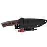 Buck Knives 863 Selkirk 4.62 inch Fixed Blade Knife - Dark Brown
