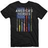 Buck Wear Men's America's Heroes Short Sleeve Casual Shirt