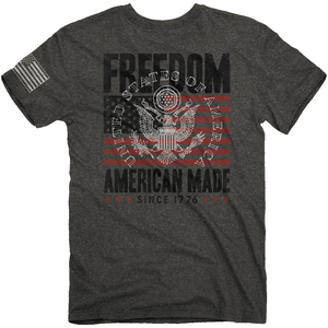 Buck Wear Men's Freedom Coin Short Sleeve Shirt