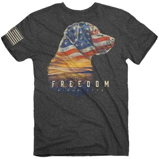 Buck Wear Men's Freedom Lab Short-Sleeve Casual Shirt - Gray L - Buck Wear