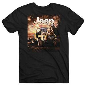 Buck Wear Men's Jeep Live Free Short Sleeve Casual Shirt