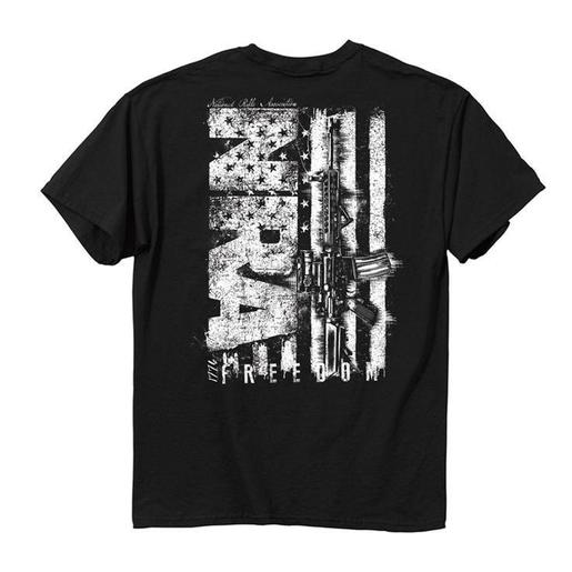 NRA Men's True Grit Short-Sleeve Casual Shirt - Black L