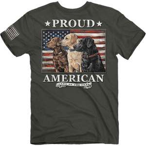 Buck Wear Men's Proud Dogs Short Sleeve Shirt