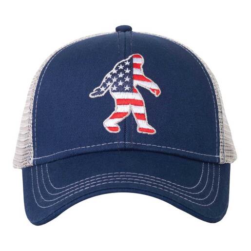 Buck Wear Men's Squatch Adjustable Hat - Blue One Size Fits Most - Buck Wear