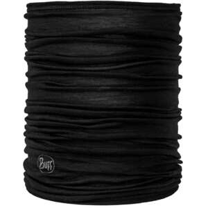 Buff Lightweight Merino Wool Neck Gaiter - Black - One Size Fits Most