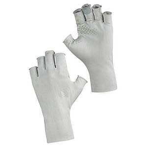 Buff Men's Solar Fishing Gloves - Green Tea - XL