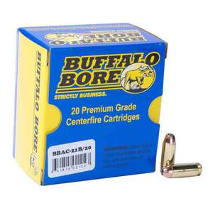 Buffalo Bore Heavy 45 (Long) Colt +P 325gr LFN Handgun Ammo - 20 Rounds