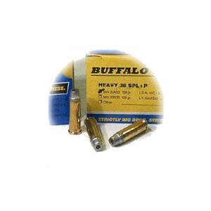 Buffalo Bore Heavy 38 Special +P Pistol 158gr Ammo - 20 Rounds