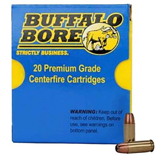 Buffalo Bore Heavy 40 S&W 155gr Centerfire Ammo Ammo - 20 Rounds 20 Rounds Ammo