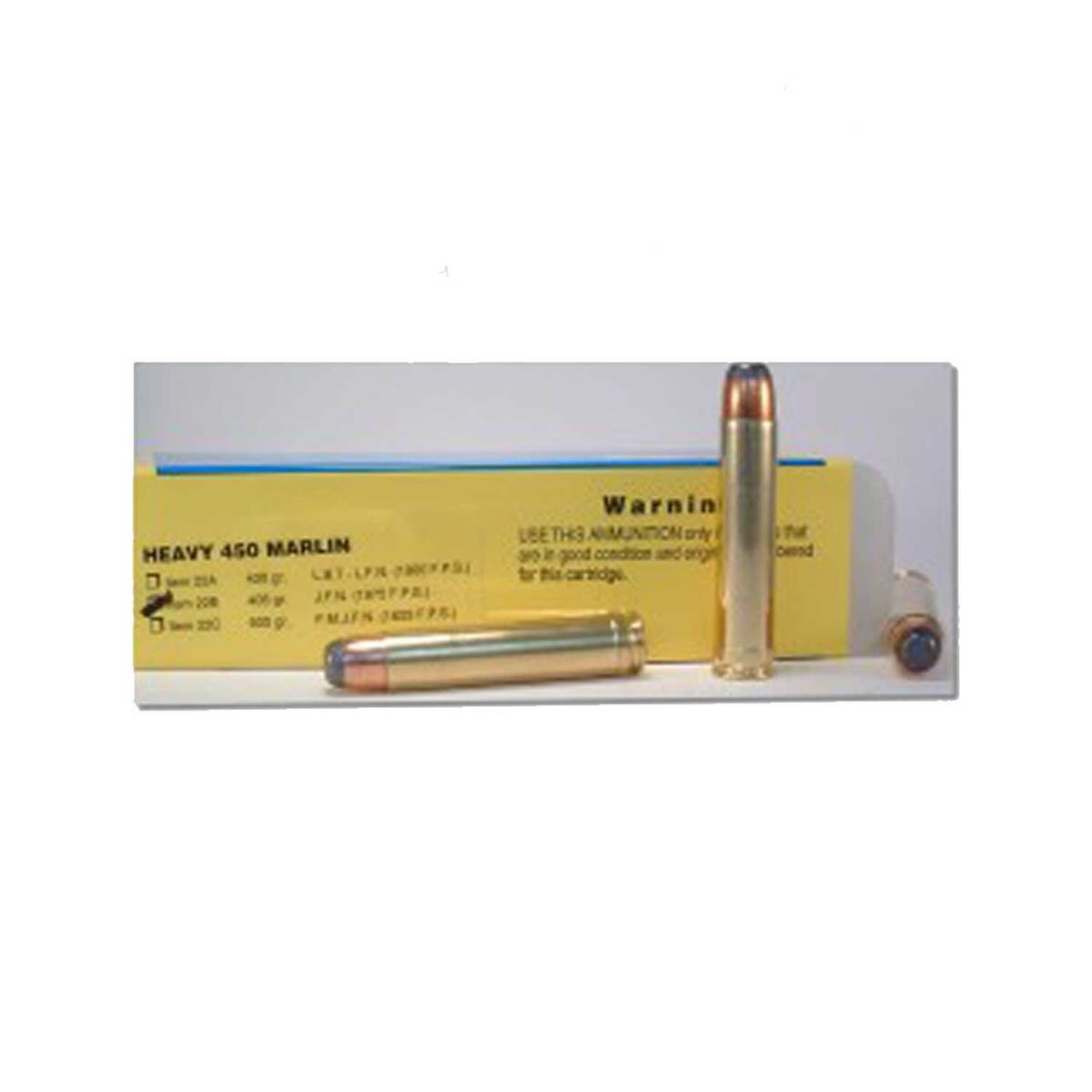 Buffalo Bore Heavy 450 Marlin 405gr JFN Rifle Ammo - 20 Rounds Buffalo Bore Heavy 450 Marlin 405gr JFN Rifle Ammo - 20 Rounds