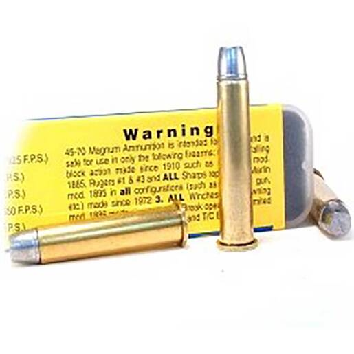 Buffalo Bore Lever Gun 45-70 Government 430gr Lead Cast Rifle Ammo – 20 Rounds