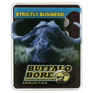 Buffalo Bore Lower Recoil 44 Magnum 255gr HC Handgun Ammo - 20 Rounds