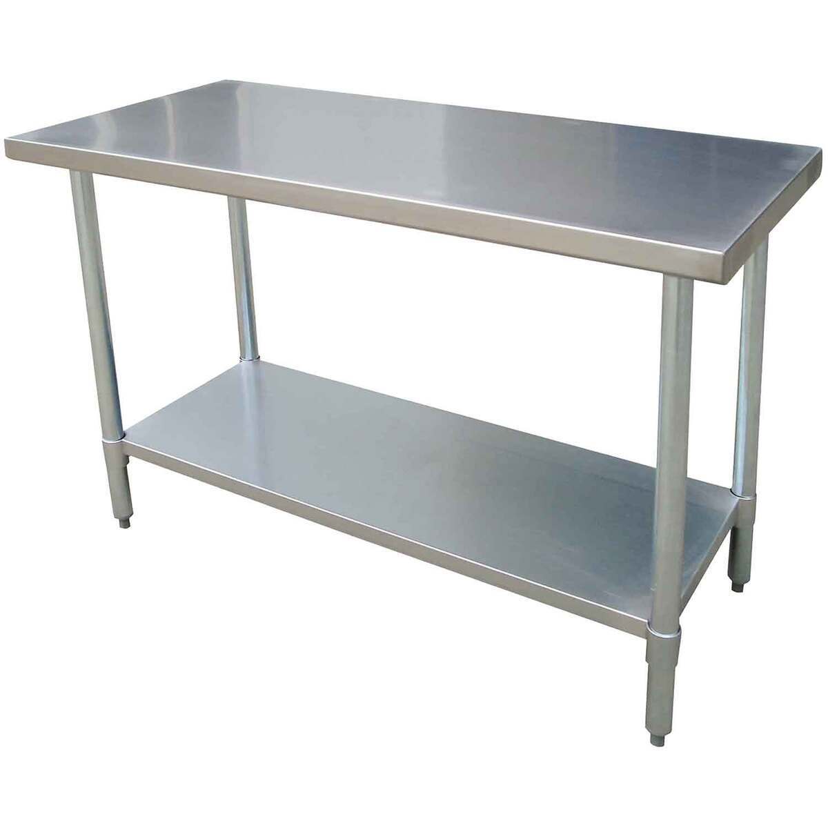 Buffalo Outdoors Stainless Steel Work Table - Stainless Steel 48in x 24in x 35in Buffalo Outdoors Stainless Steel Work Table - Stainless Steel 48in x 24in x 35in