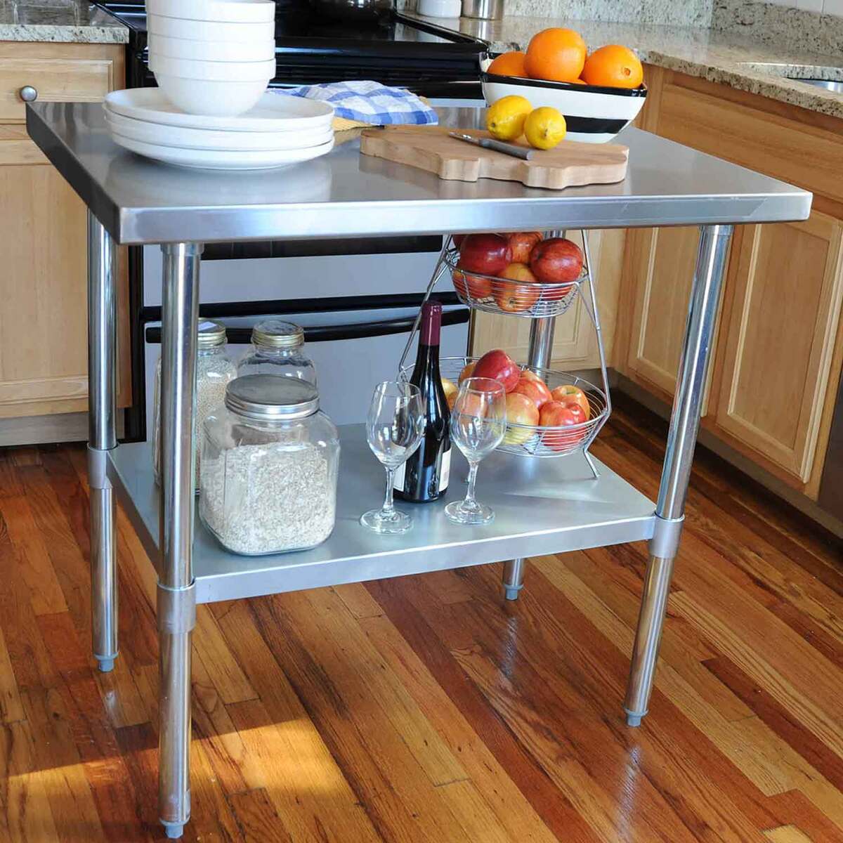 Buffalo Outdoors Stainless Steel Work Table - Stainless Steel 48in x 24in x 35in Buffalo Outdoors Stainless Steel Work Table - Stainless Steel 48in x 24in x 35in