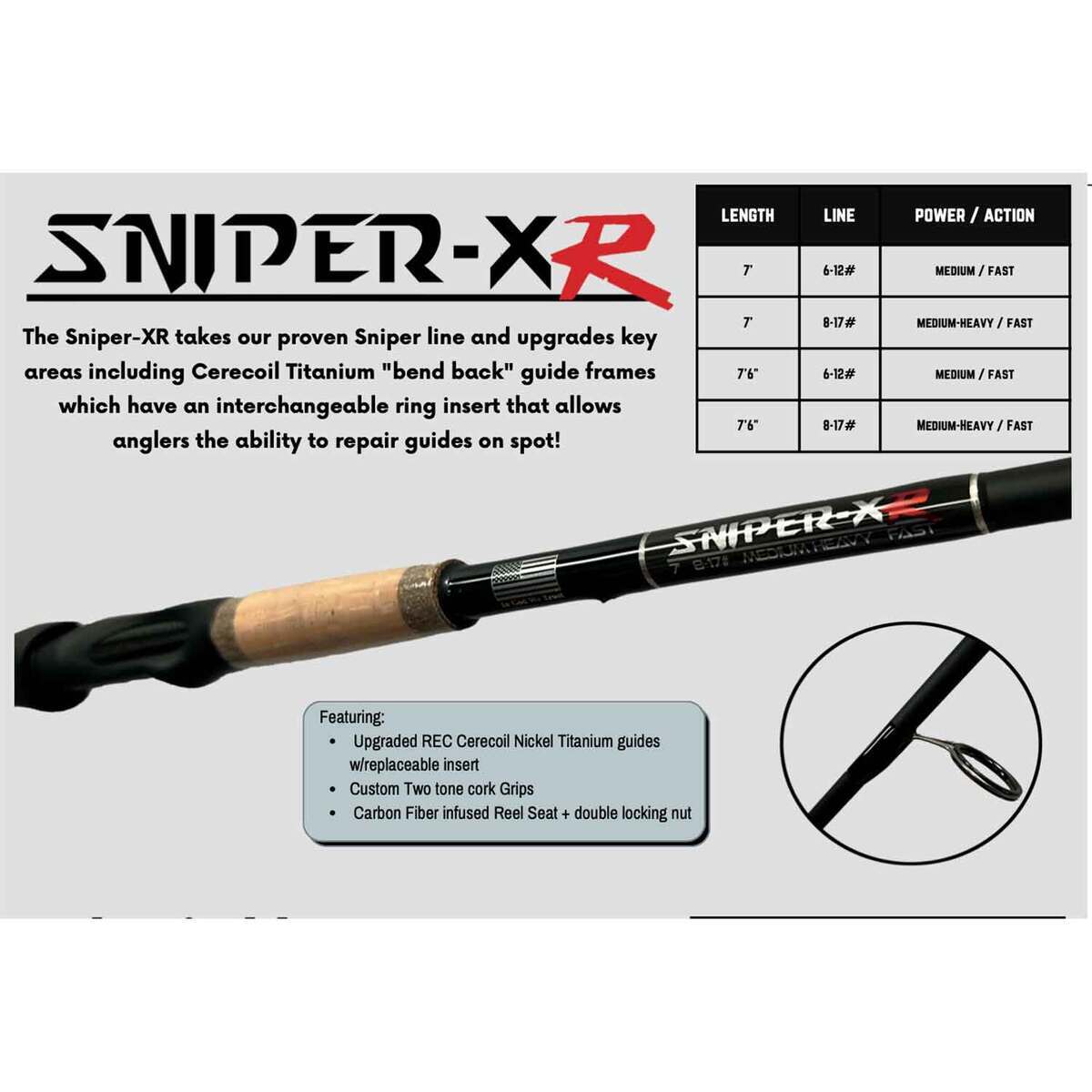 Bull Bay Rods Sniper-XR Saltwater Spinning Rod | Sportsman's Warehouse