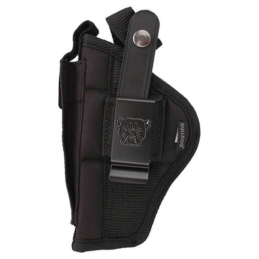 Bulldog Cases Extreme Glock 19 Outside the Waistband Ambidextrous Holster Belt Loop & Clip – Black