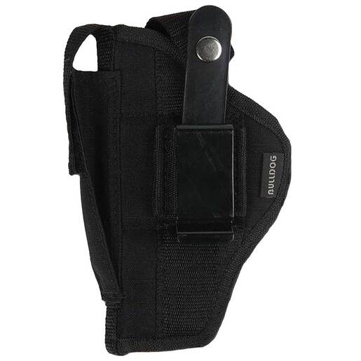 Bulldog Cases Extreme Glock 42/43 Outside the Waistband Ambidextrous Holster Belt Loop & Clip – Black