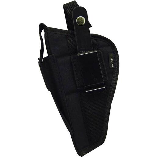 Bulldog Cases Fusion 1911 Government Outside the Waistband Ambidextrous Holster Belt Loop & Clip - Black