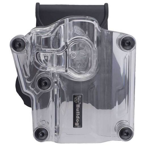 Bulldog Cases Max Multi Fit Smith & Wesson M&P Outside the Waistband Right Hand Paddle Holster – Clear
