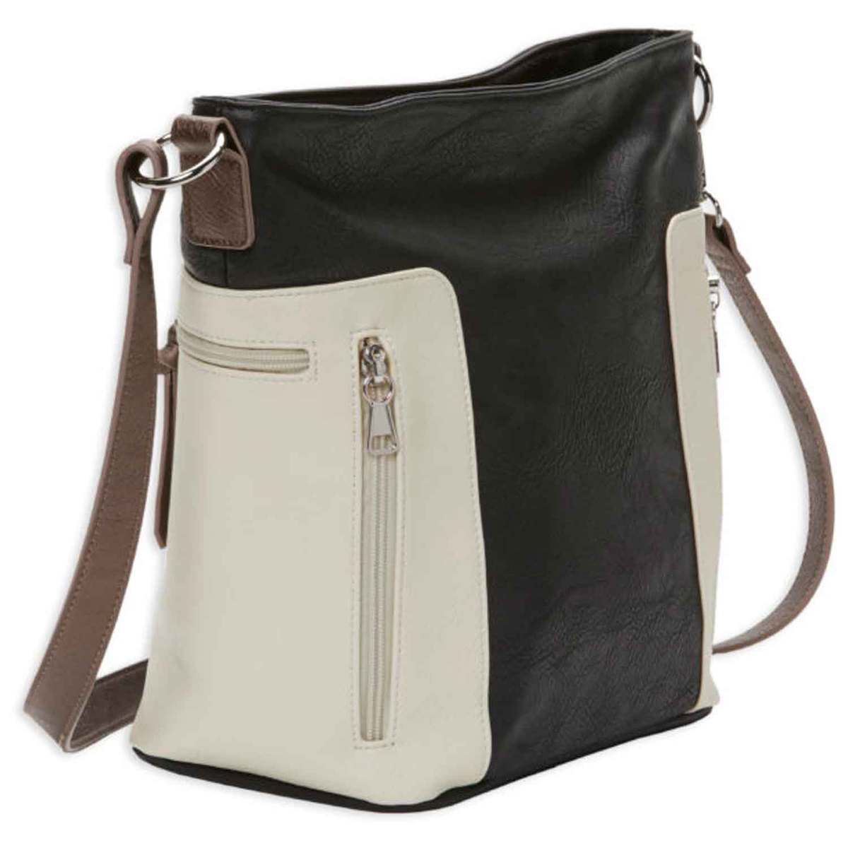 Bulldog Tactical Convertible Hobo Concealed Carry Crossbody - Black/Tan - Black/Tan Bulldog Tactical Convertible Hobo Concealed Carry Crossbody - Black/Tan - Black/Tan