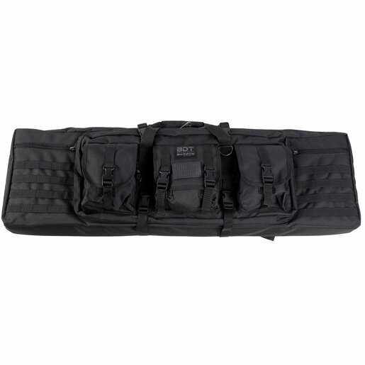 Bulldog Tactical Deluxe Double Tactical 42in Rifle Case - Black
