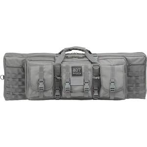 Bulldog Tactical Deluxe Tactical 36in Rifle Case - Seal Gray