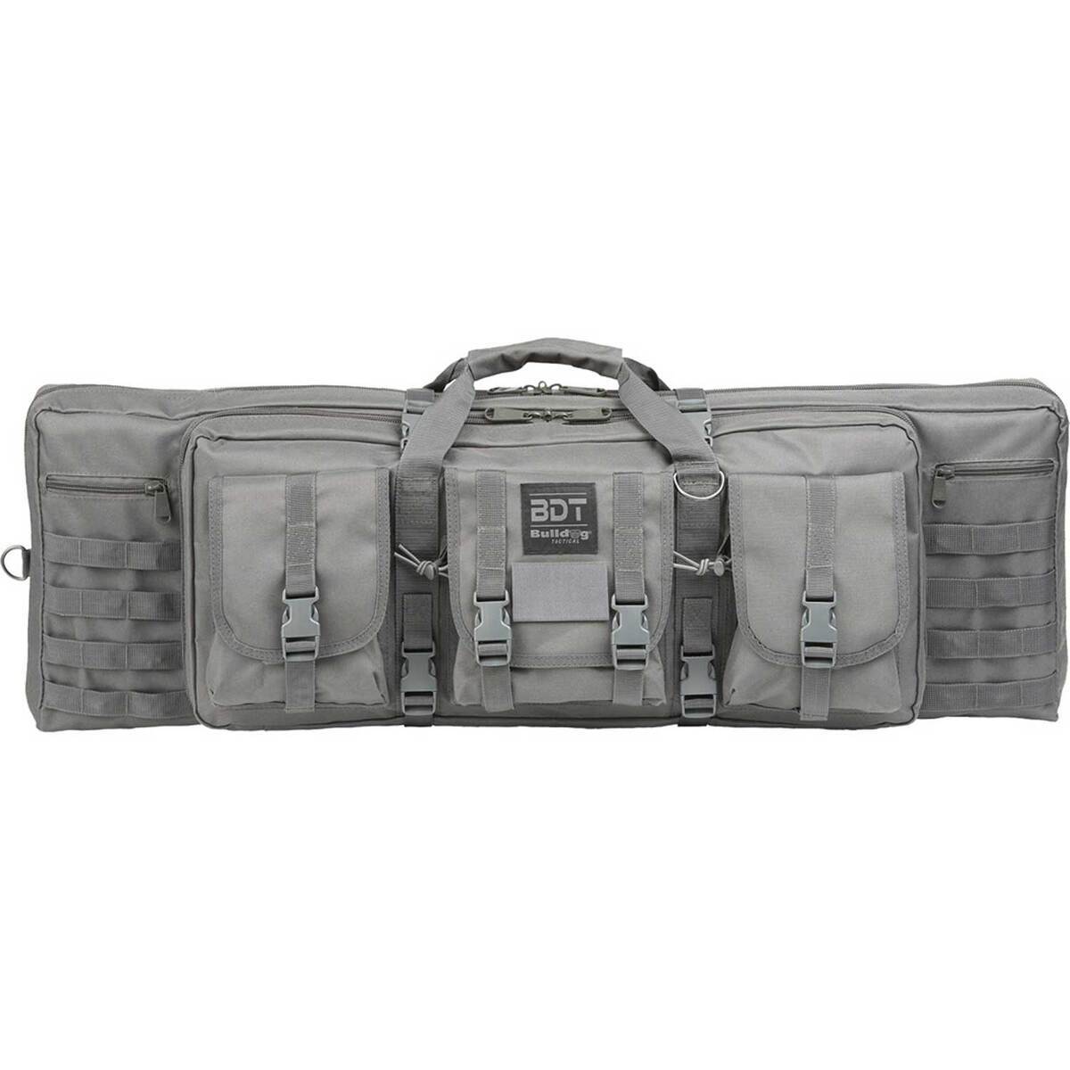 Bulldog Tactical Deluxe Tactical 36in Rifle Case - Seal Gray - Gray Bulldog Tactical Deluxe Tactical 36in Rifle Case - Seal Gray - Gray