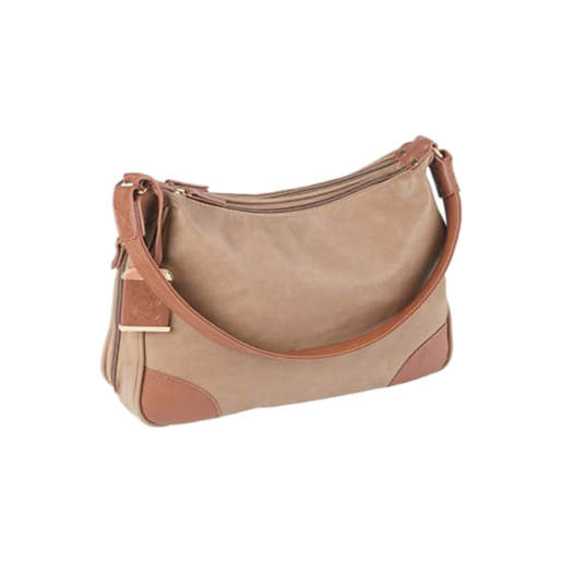 Bulldog Tactical Hobo Concealed Carry Handbag With Holster – Taupe 13in x 10.5in x 3.5in