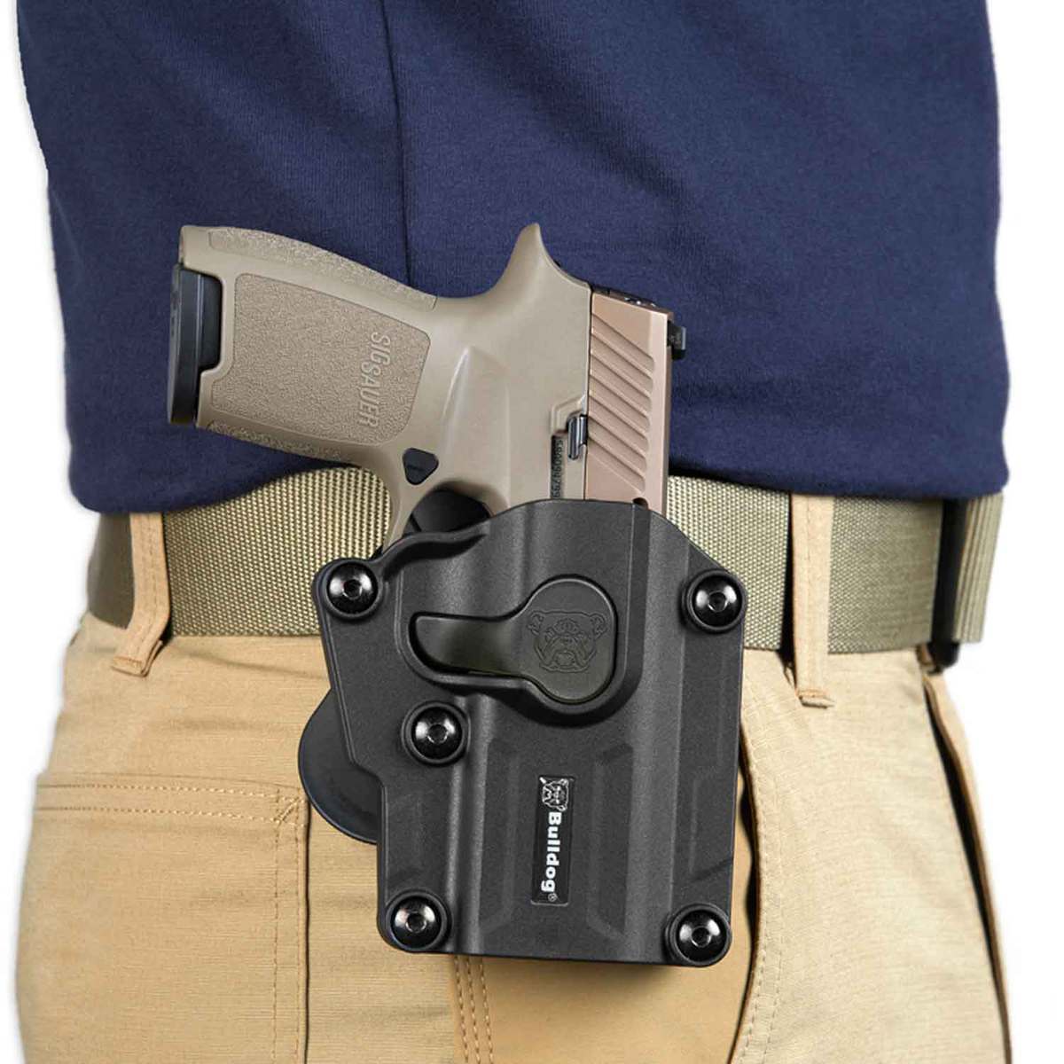 Bulldog Tactical Max Multi Fit Polymer Right Holster - Black Bulldog Tactical Max Multi Fit Polymer Right Holster - Black