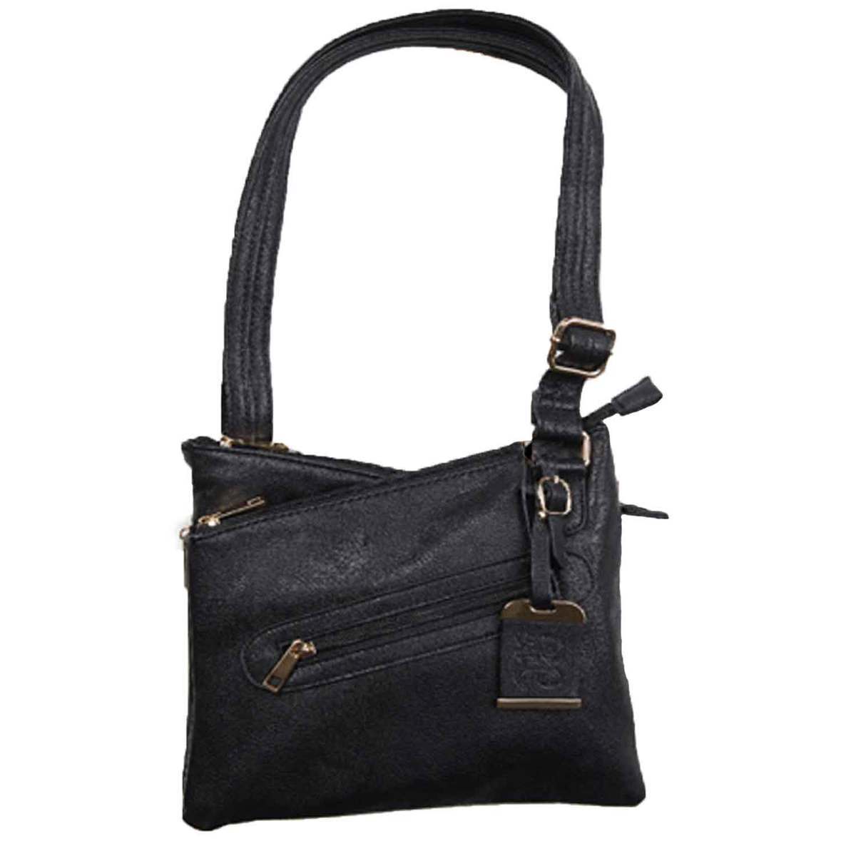 Bulldog Tactical Small Concealed Carry Crossbody - Black - Black 9.5in x 9.5in x 1.5in Bulldog Tactical Small Concealed Carry Crossbody - Black - Black 9.5in x 9.5in x 1.5in
