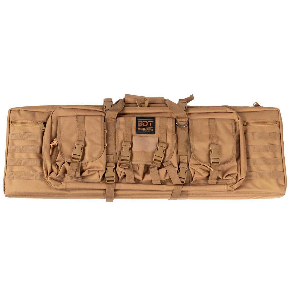 Bulldog Tactical Double 37in Rifle Case - Tan - Tan Bulldog Tactical Double 37in Rifle Case - Tan - Tan
