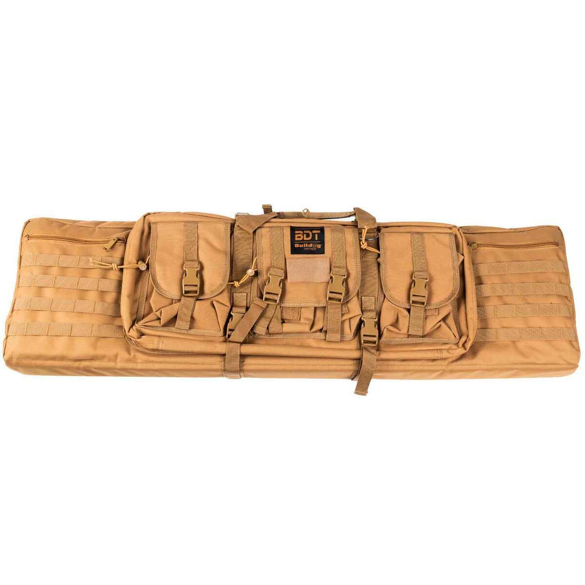 Bulldog Tactical Double 43in Rifle Case - Tan - Tan Bulldog Tactical Double 43in Rifle Case - Tan - Tan