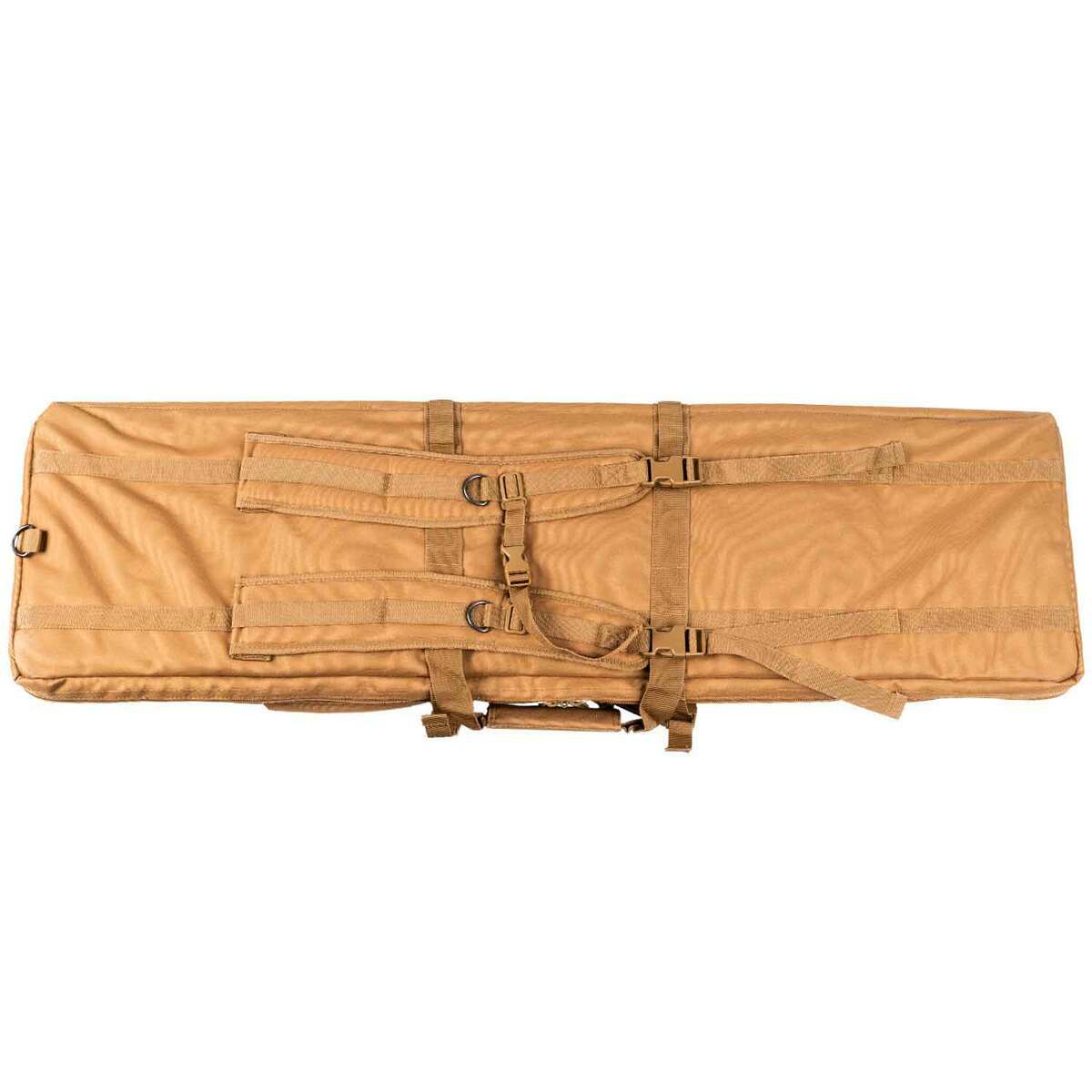 Bulldog Tactical Double 43in Rifle Case - Tan - Tan Bulldog Tactical Double 43in Rifle Case - Tan - Tan