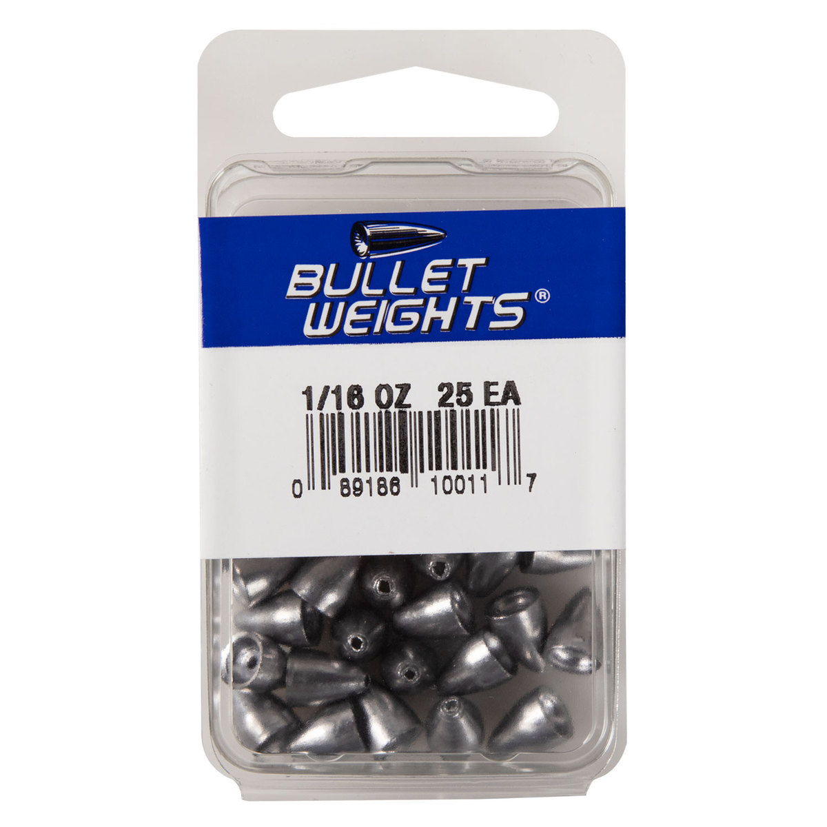 Bullet Weights Bullet Weight Worm Sinker - 1/16oz, 25pk - 1/16oz Bullet Weights Bullet Weight Worm Sinker - 1/16oz, 25pk - 1/16oz