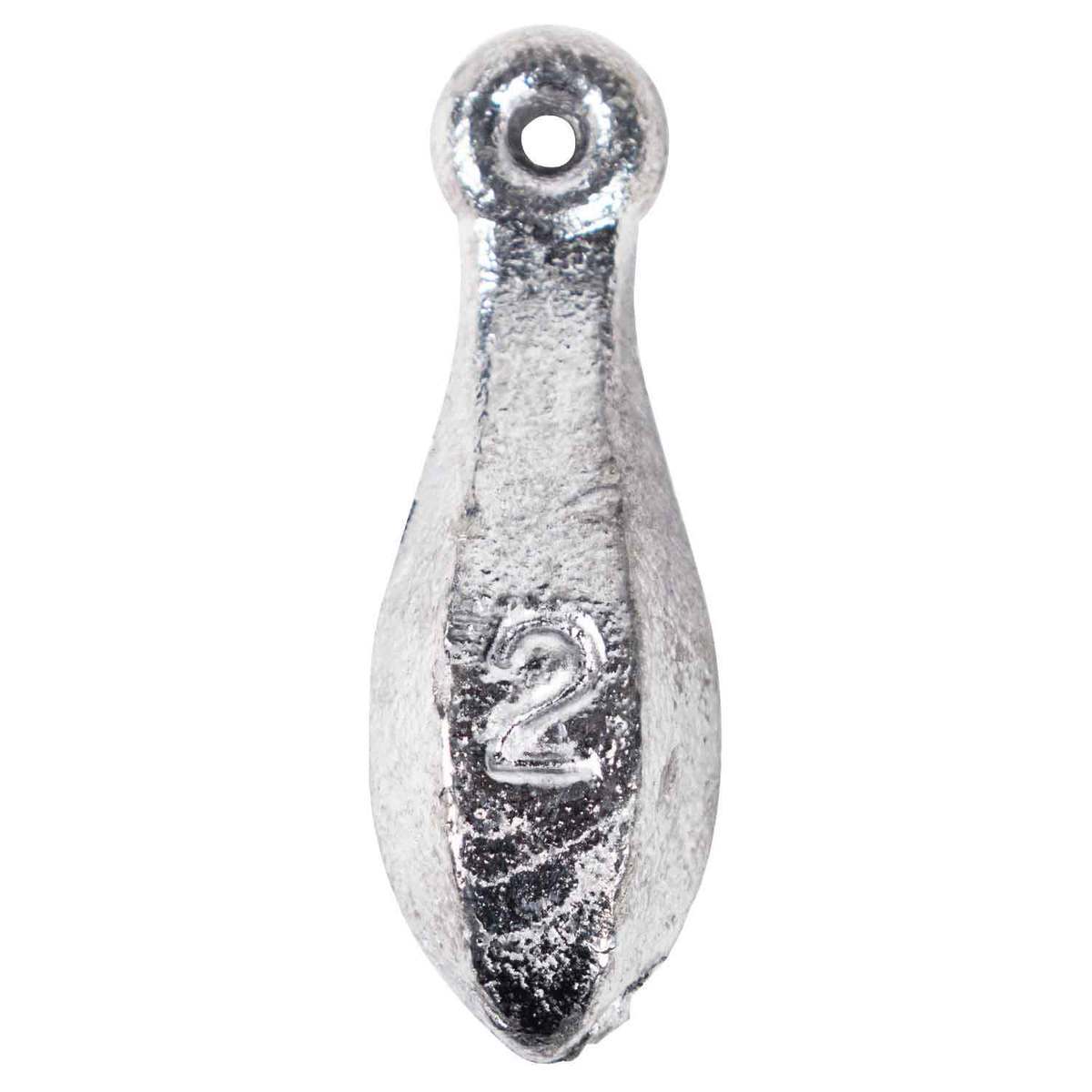 10-Pack Of 16 Oz Bank Sinkers For Fishing - 10 Pounds Total Lead Weights
