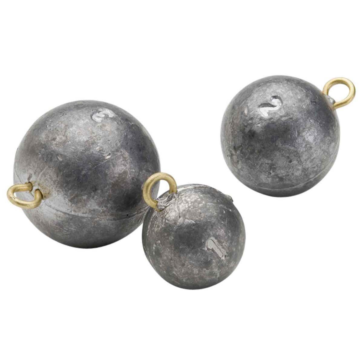 Bullet Weights Cannon Ball 4 oz, 2 Sinkers, Natuarl