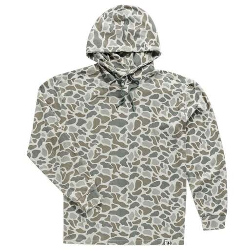 Burlebo Men's Thermal Waffle Hunting Hoodie - Deer Camo M