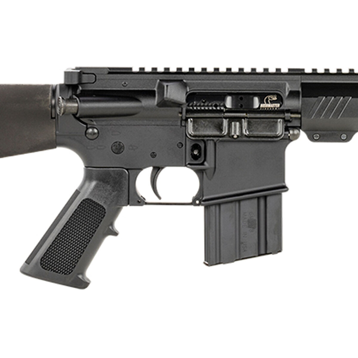Bushmaster XM-15 450 Bushmaster 20in Black Semi Automatic Modern Sporting Rifle - 5+1 Rounds - Black Bushmaster XM-15 450 Bushmaster 20in Black Semi Automatic Modern Sporting Rifle - 5+1 Rounds - Black